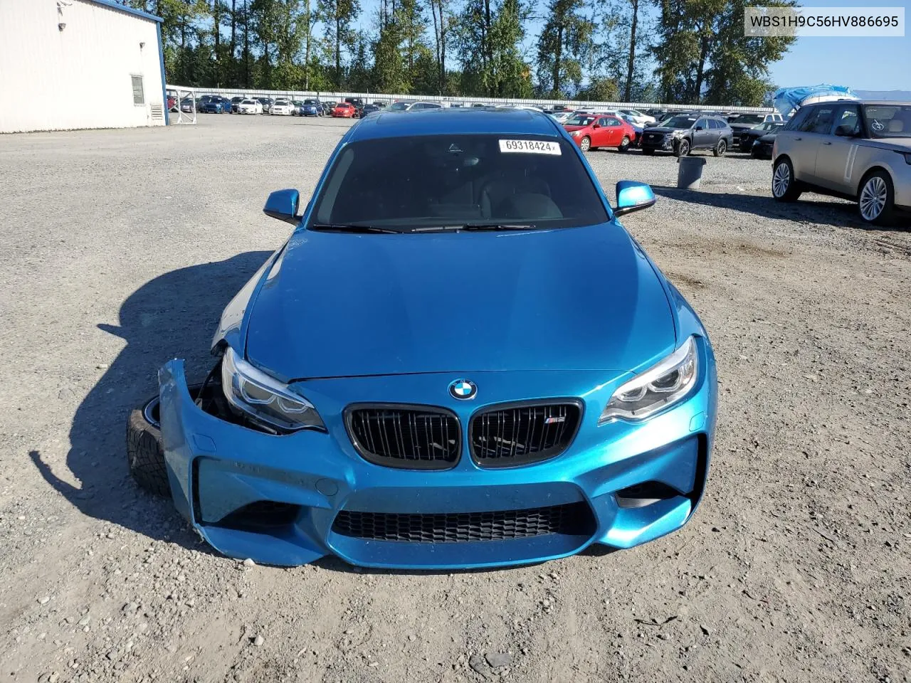 2017 BMW M2 VIN: WBS1H9C56HV886695 Lot: 69318424