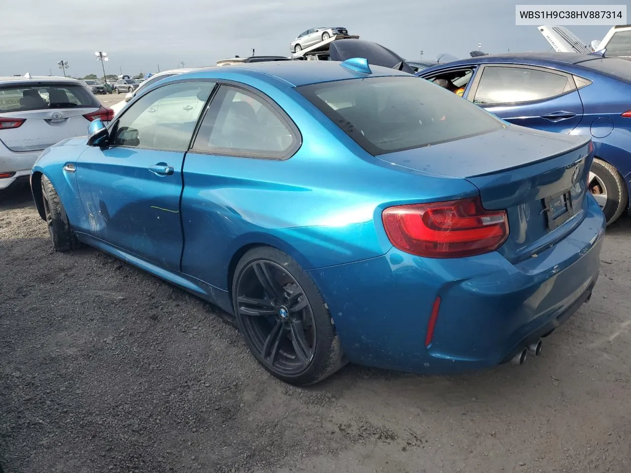 2017 BMW M2 VIN: WBS1H9C38HV887314 Lot: 74623024