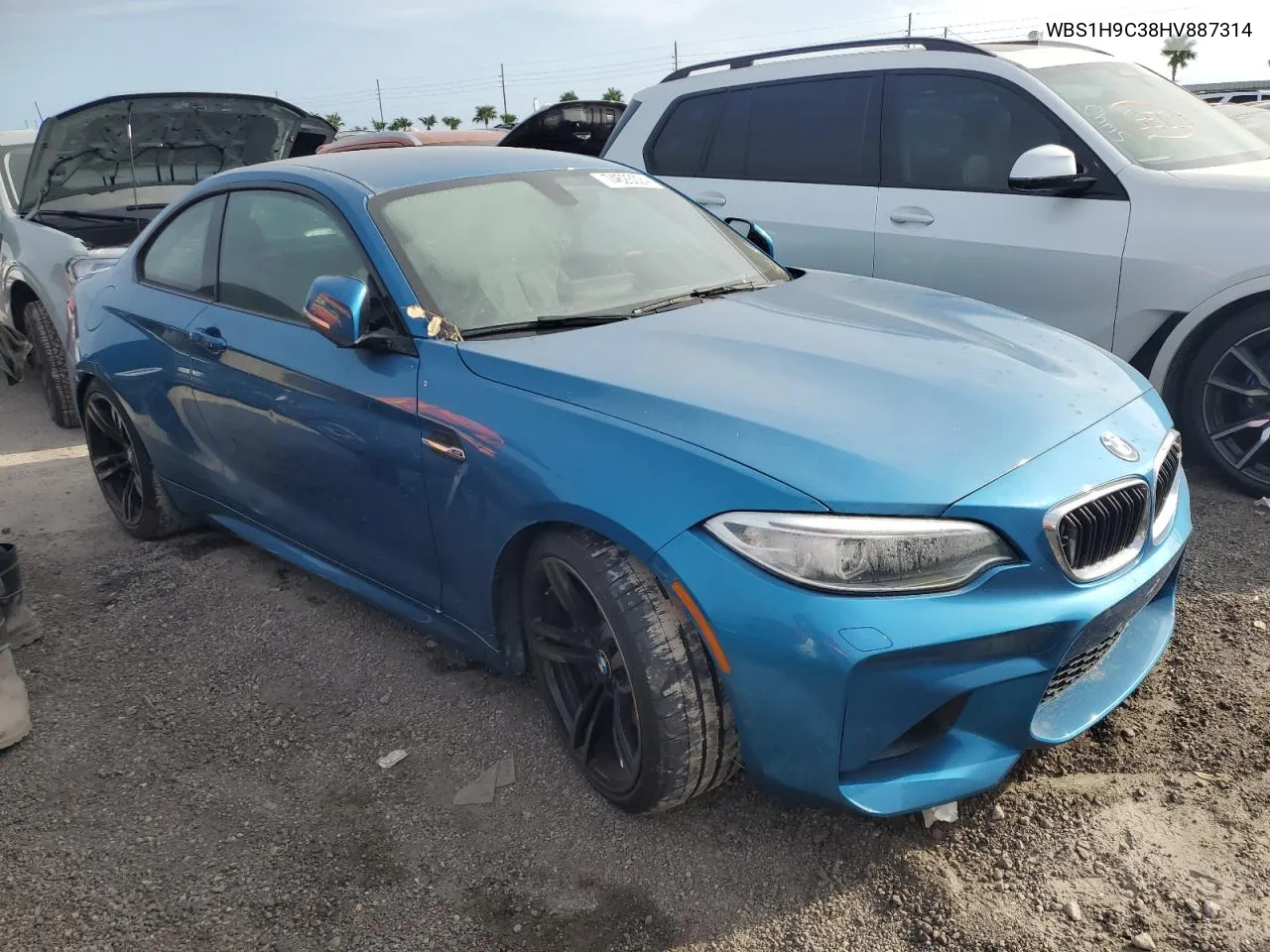 WBS1H9C38HV887314 2017 BMW M2