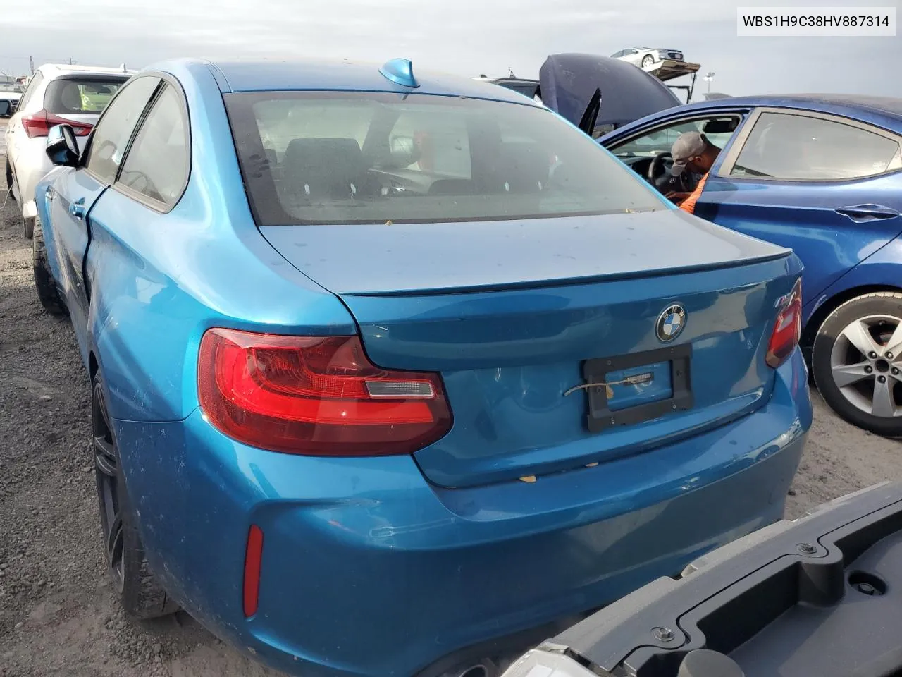 WBS1H9C38HV887314 2017 BMW M2