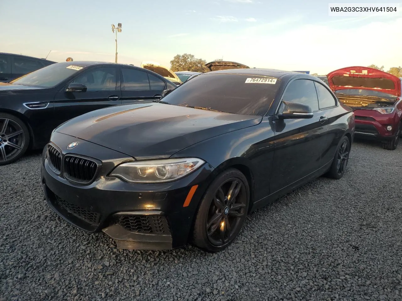 2017 BMW M240Xi VIN: WBA2G3C3XHV641504 Lot: 76472914