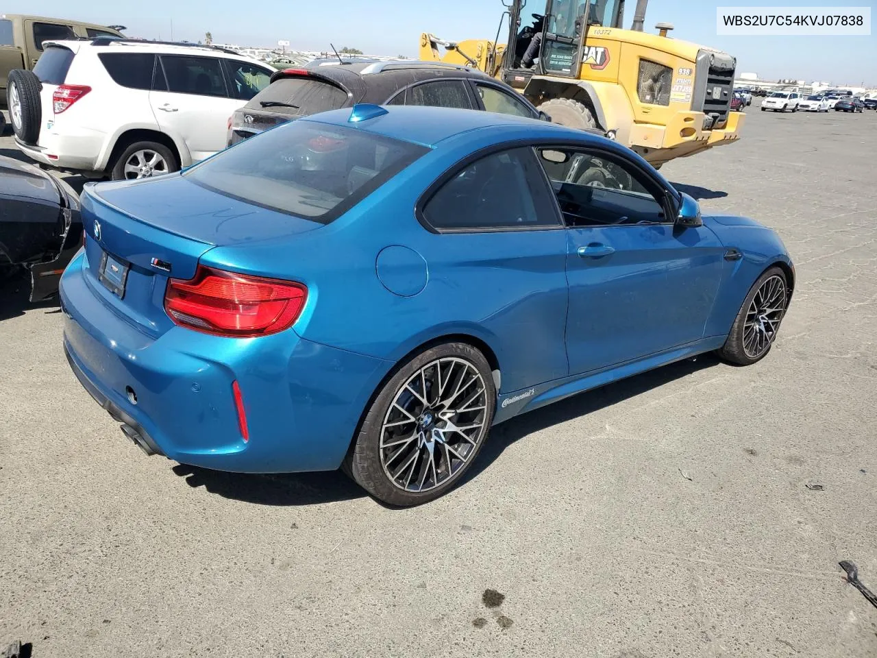 2019 BMW M2 Competition VIN: WBS2U7C54KVJ07838 Lot: 66018374