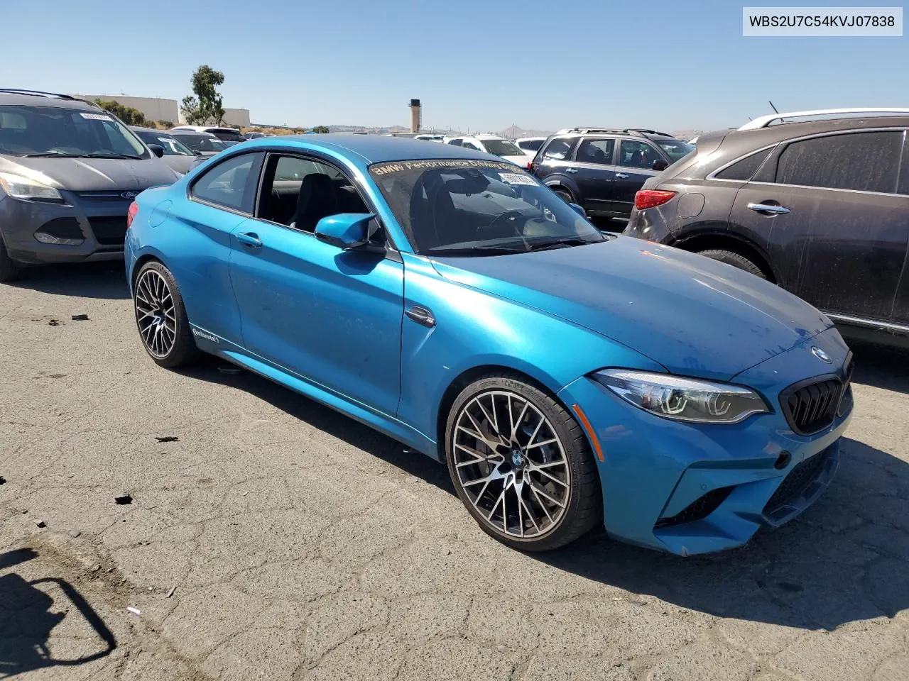 2019 BMW M2 Competition VIN: WBS2U7C54KVJ07838 Lot: 66018374