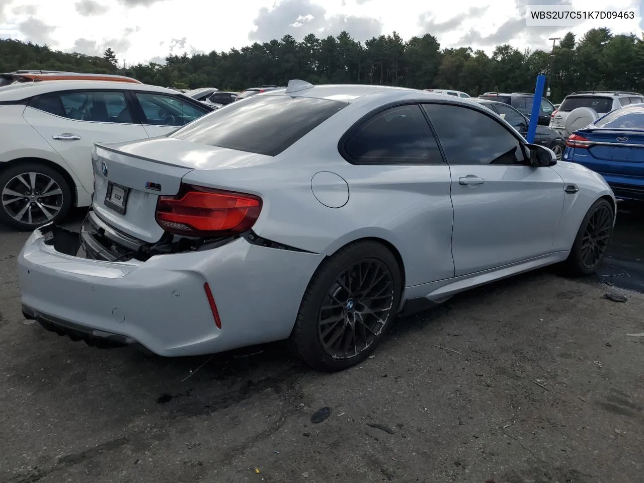 2019 BMW M2 Competition VIN: WBS2U7C51K7D09463 Lot: 70858494