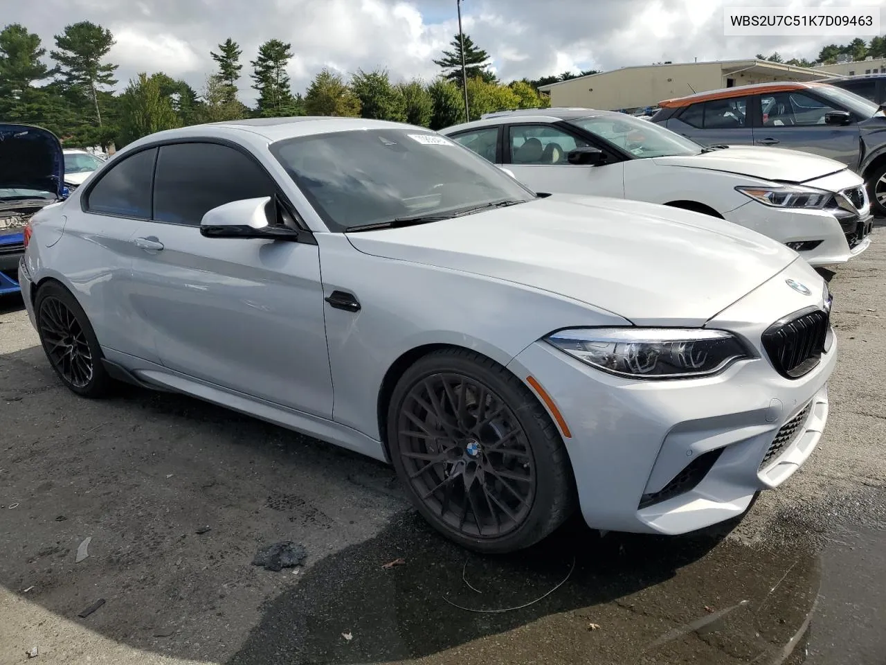 2019 BMW M2 Competition VIN: WBS2U7C51K7D09463 Lot: 70858494