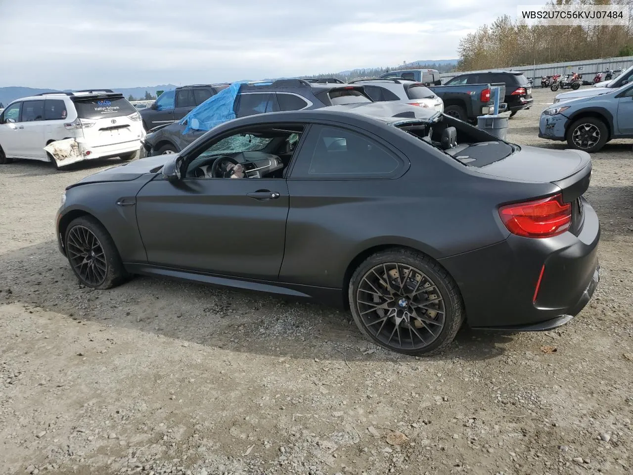 2019 BMW M2 Competition VIN: WBS2U7C56KVJ07484 Lot: 75834424