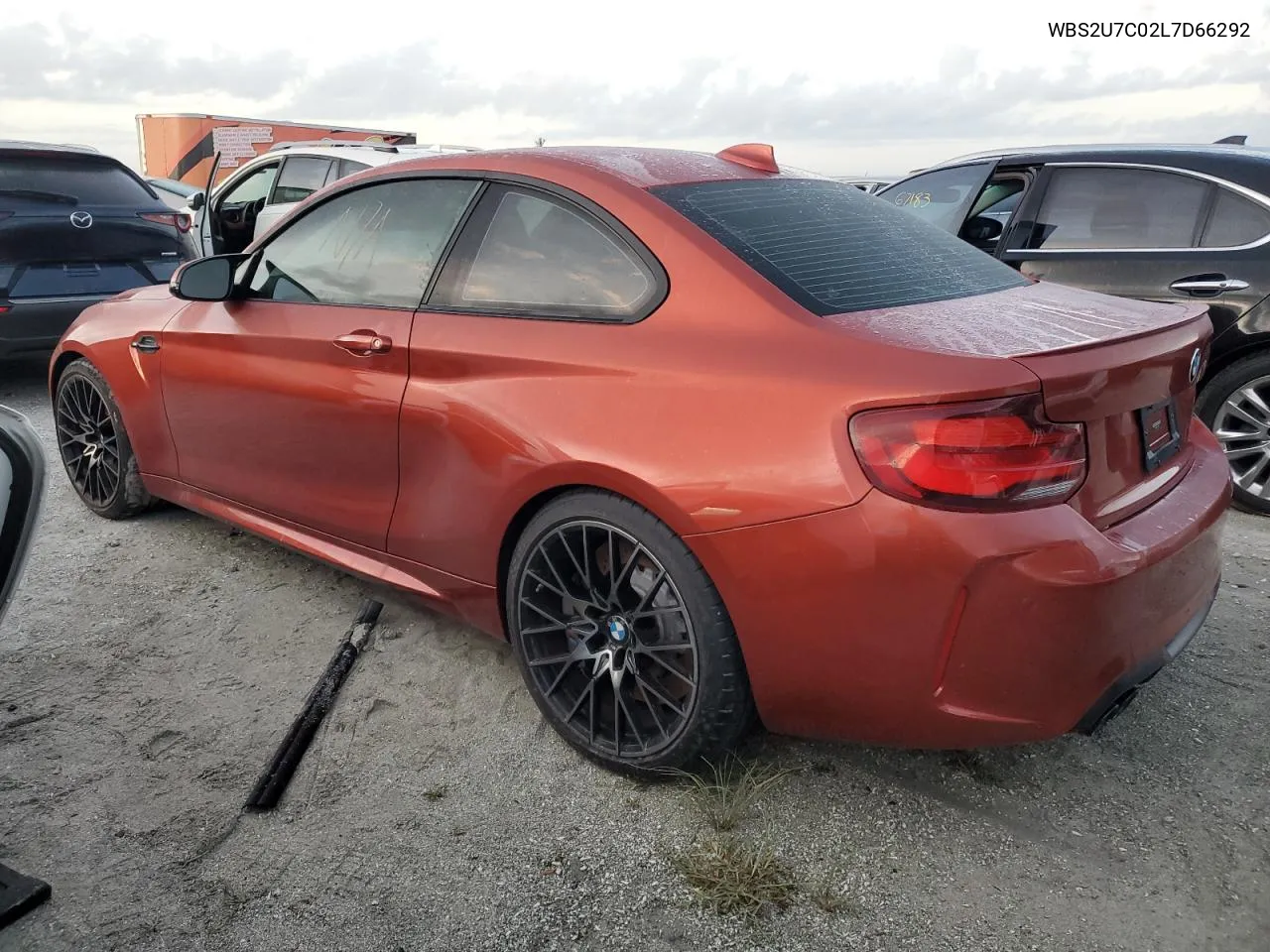 2020 BMW M2 Competition VIN: WBS2U7C02L7D66292 Lot: 75263524