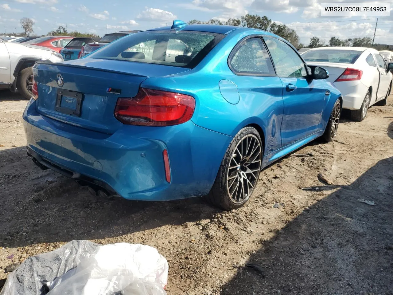 2020 BMW M2 Competition VIN: WBS2U7C08L7E49953 Lot: 76200814