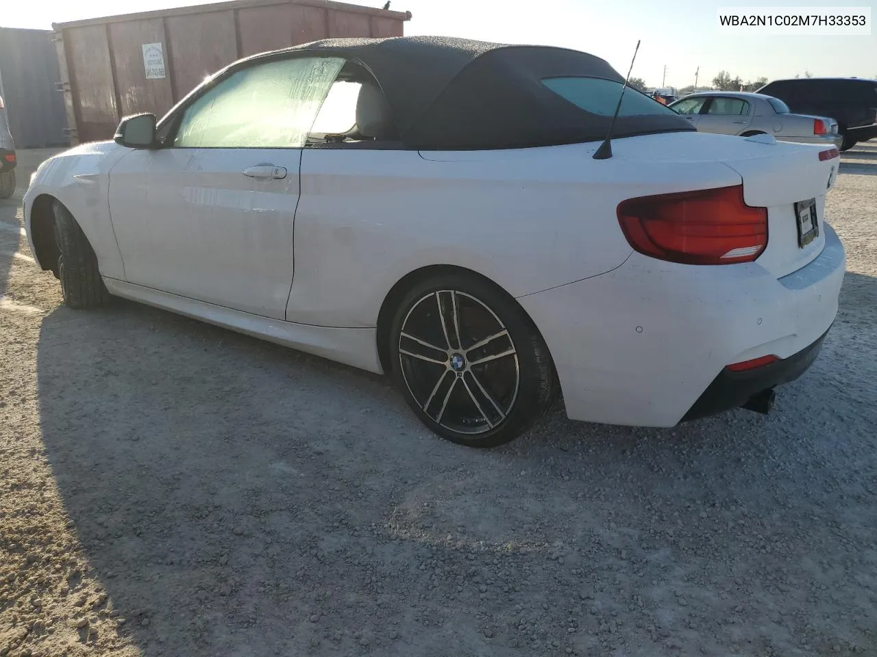 2021 BMW M240I VIN: WBA2N1C02M7H33353 Lot: 77791784