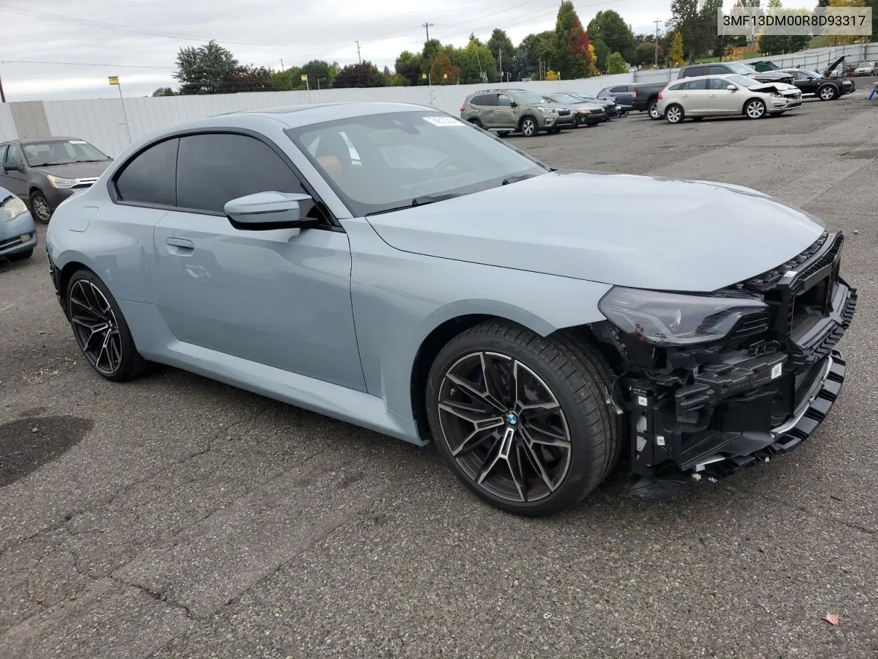 2024 BMW M2 VIN: 3MF13DM00R8D93317 Lot: 74612214