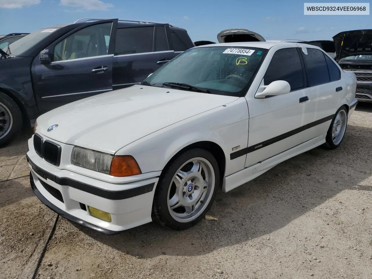 1997 BMW M3 VIN: WBSCD9324VEE06968 Lot: 74778854