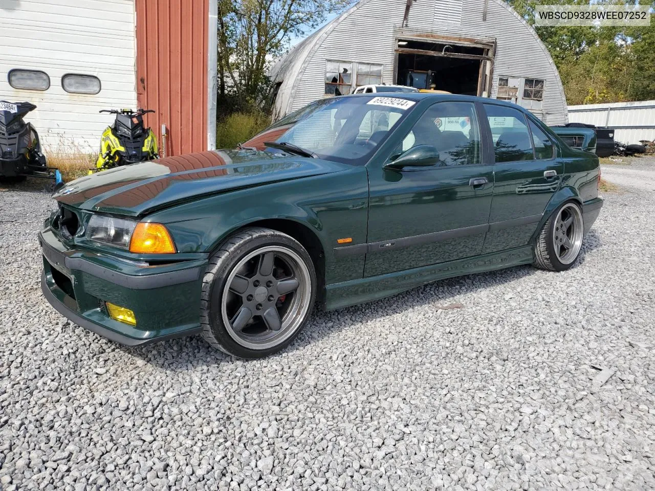 1998 BMW M3 VIN: WBSCD9328WEE07252 Lot: 69229244