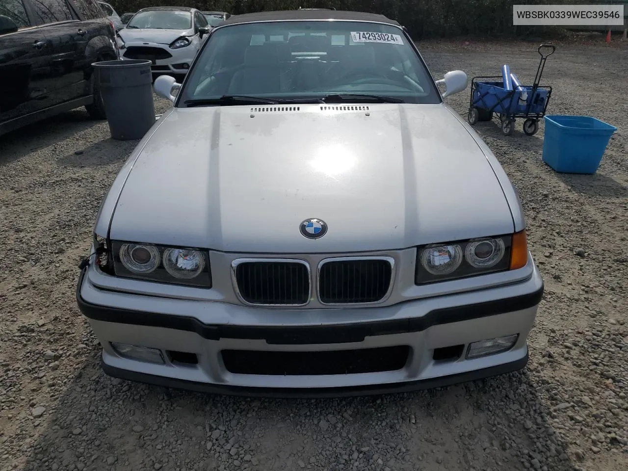 1998 BMW M3 Automatic VIN: WBSBK0339WEC39546 Lot: 74293024