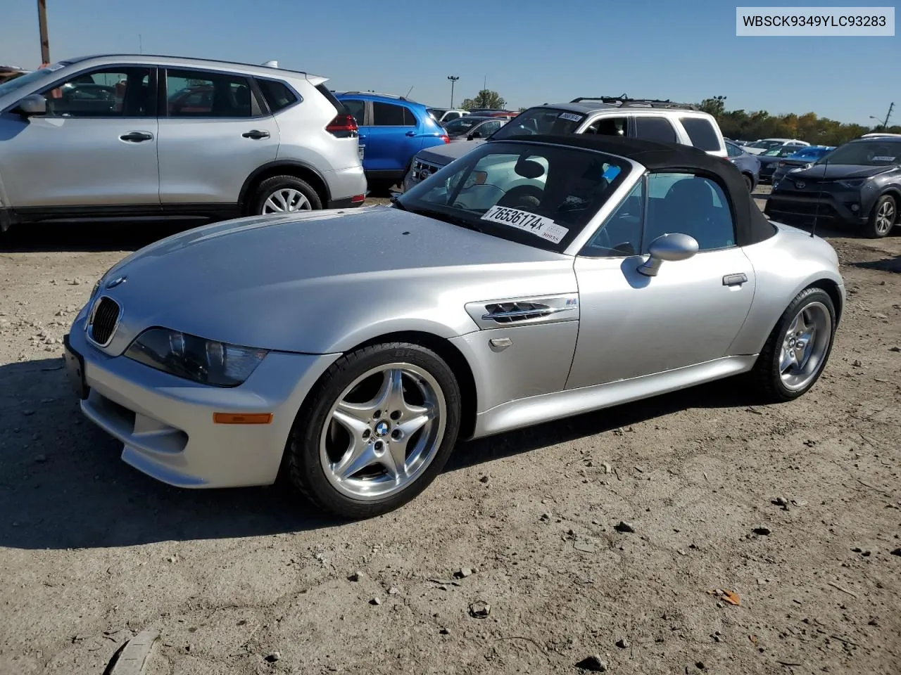 WBSCK9349YLC93283 2000 BMW M Roadster