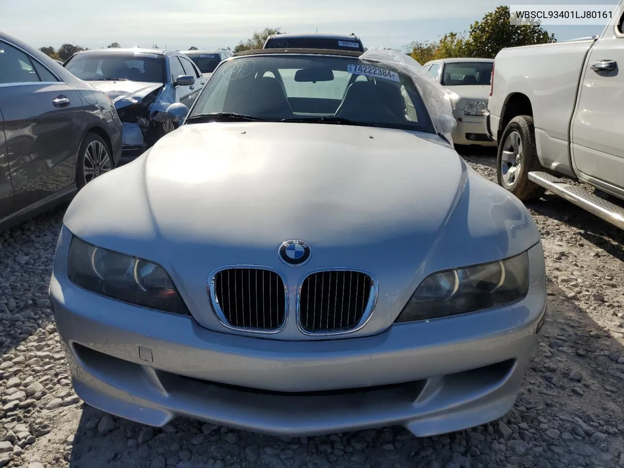 2001 BMW M Roadster VIN: WBSCL93401LJ80161 Lot: 74222384