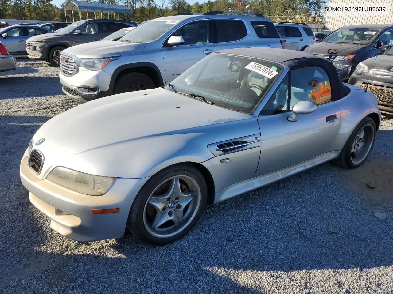 2002 BMW M Roadster VIN: 5UMCL93492LJ82639 Lot: 75557074