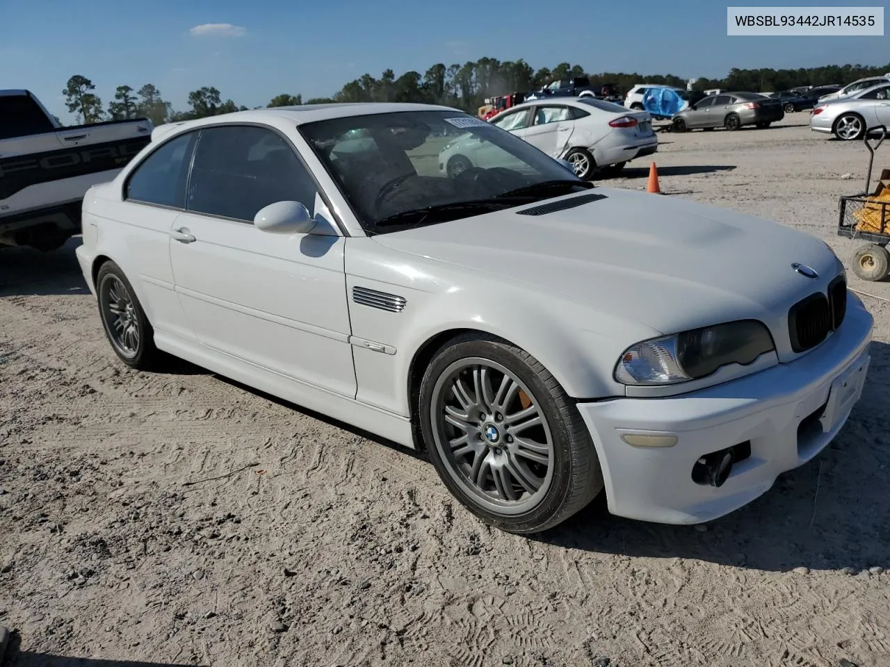 2002 BMW M3 VIN: WBSBL93442JR14535 Lot: 77713524