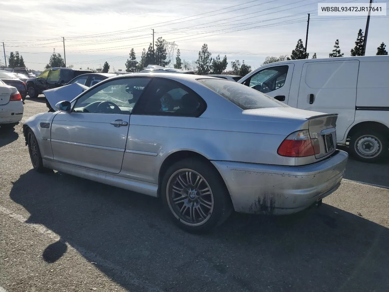 2002 BMW M3 VIN: WBSBL93472JR17641 Lot: 78498394