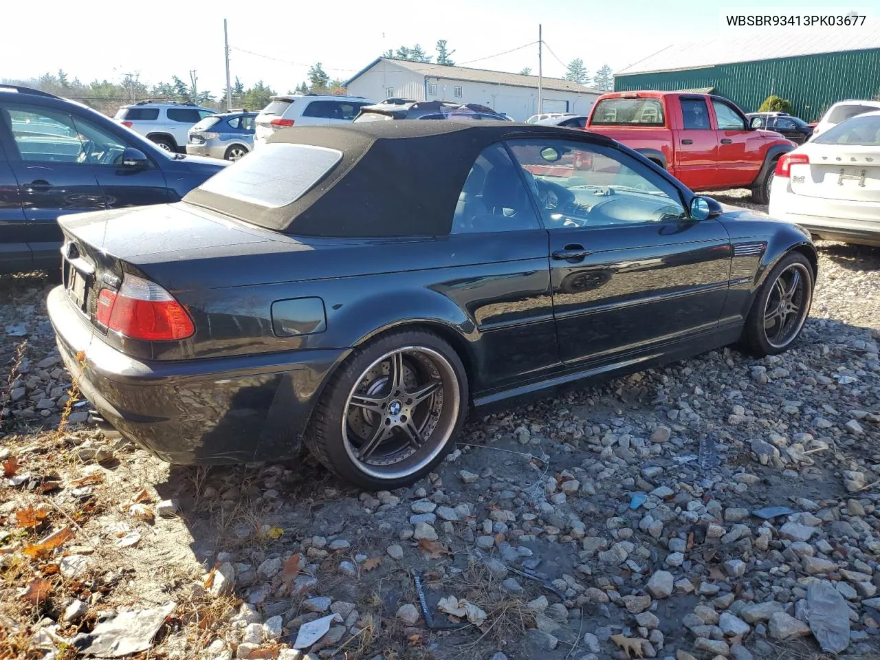 2003 BMW M3 VIN: WBSBR93413PK03677 Lot: 79610934