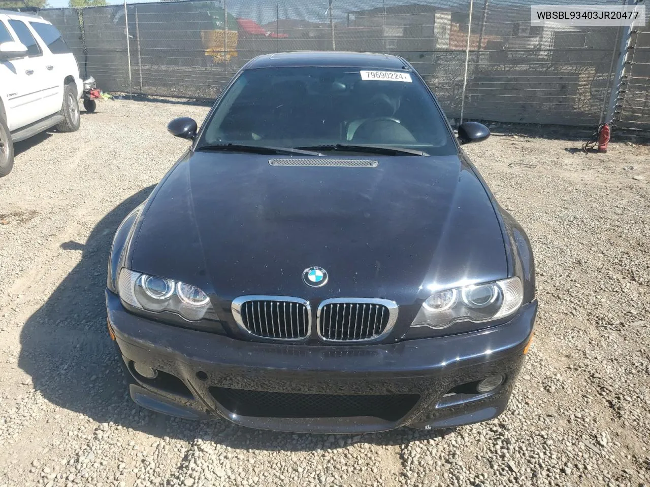 2003 BMW M3 VIN: WBSBL93403JR20477 Lot: 79690224