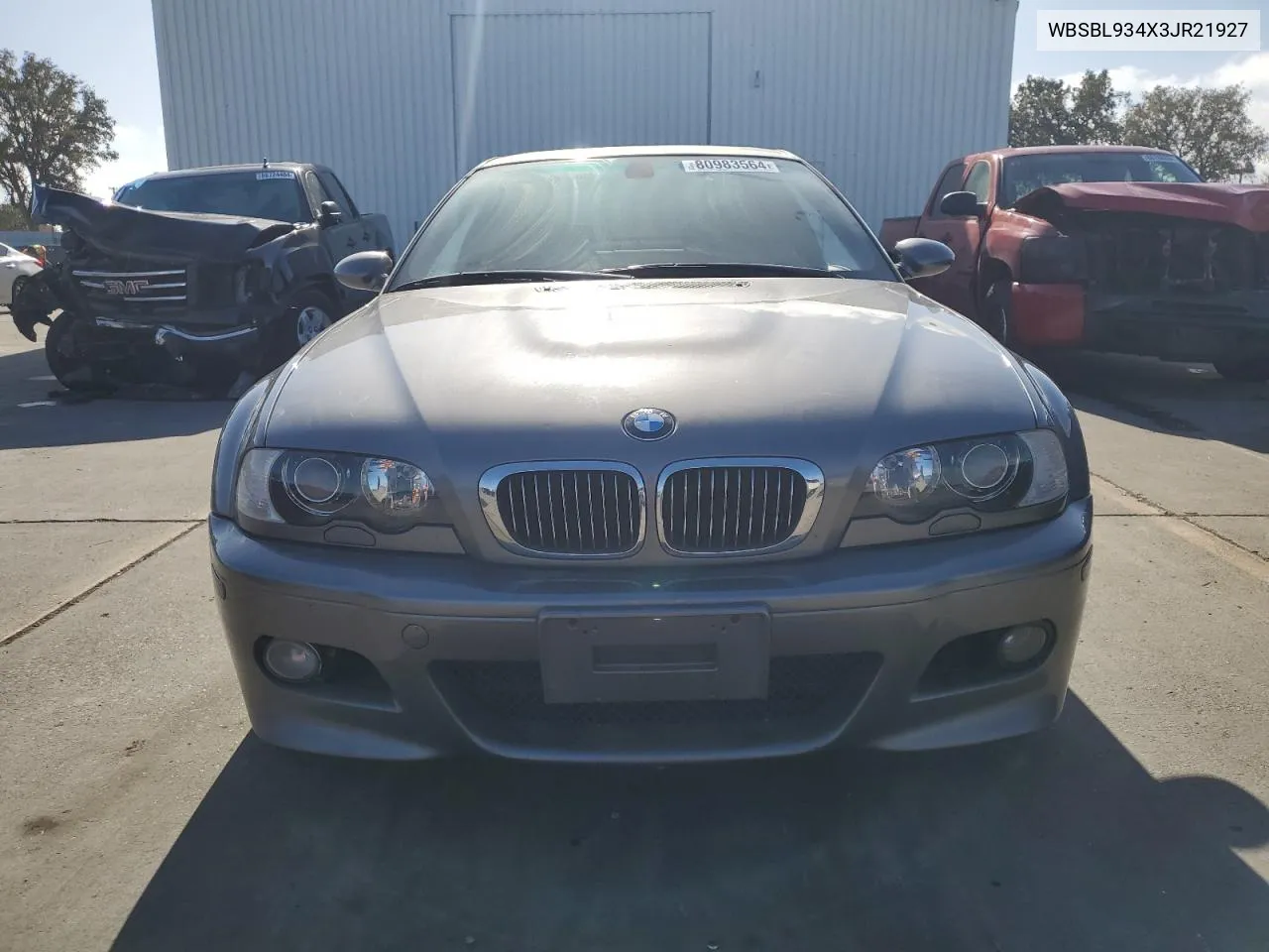 2003 BMW M3 VIN: WBSBL934X3JR21927 Lot: 80983564