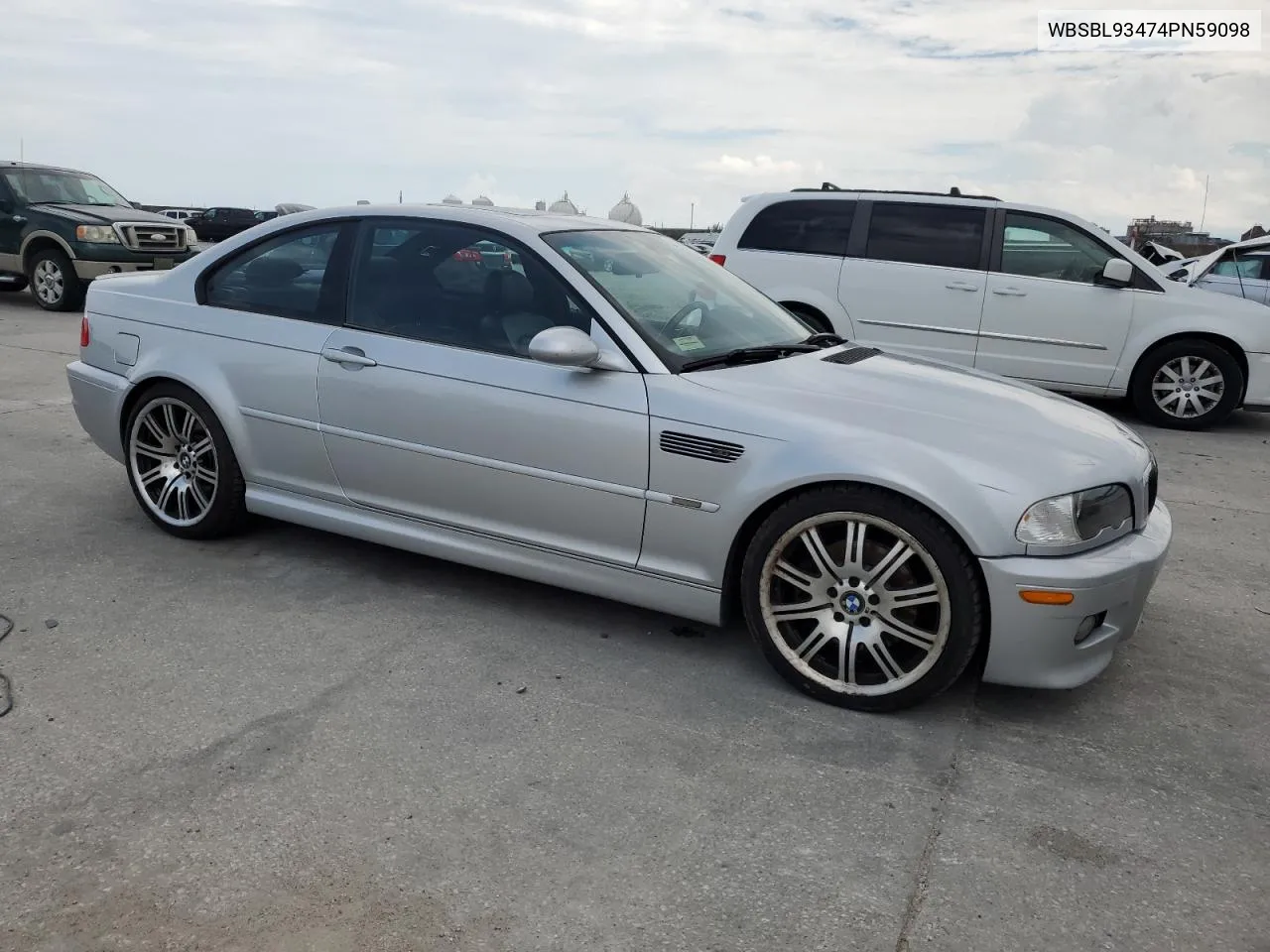 2004 BMW M3 VIN: WBSBL93474PN59098 Lot: 71792444