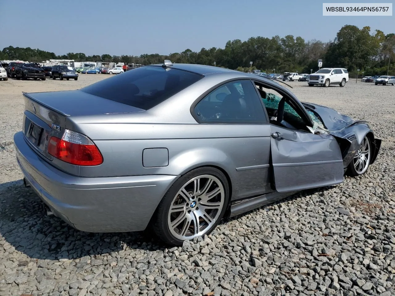 2004 BMW M3 VIN: WBSBL93464PN56757 Lot: 75746944