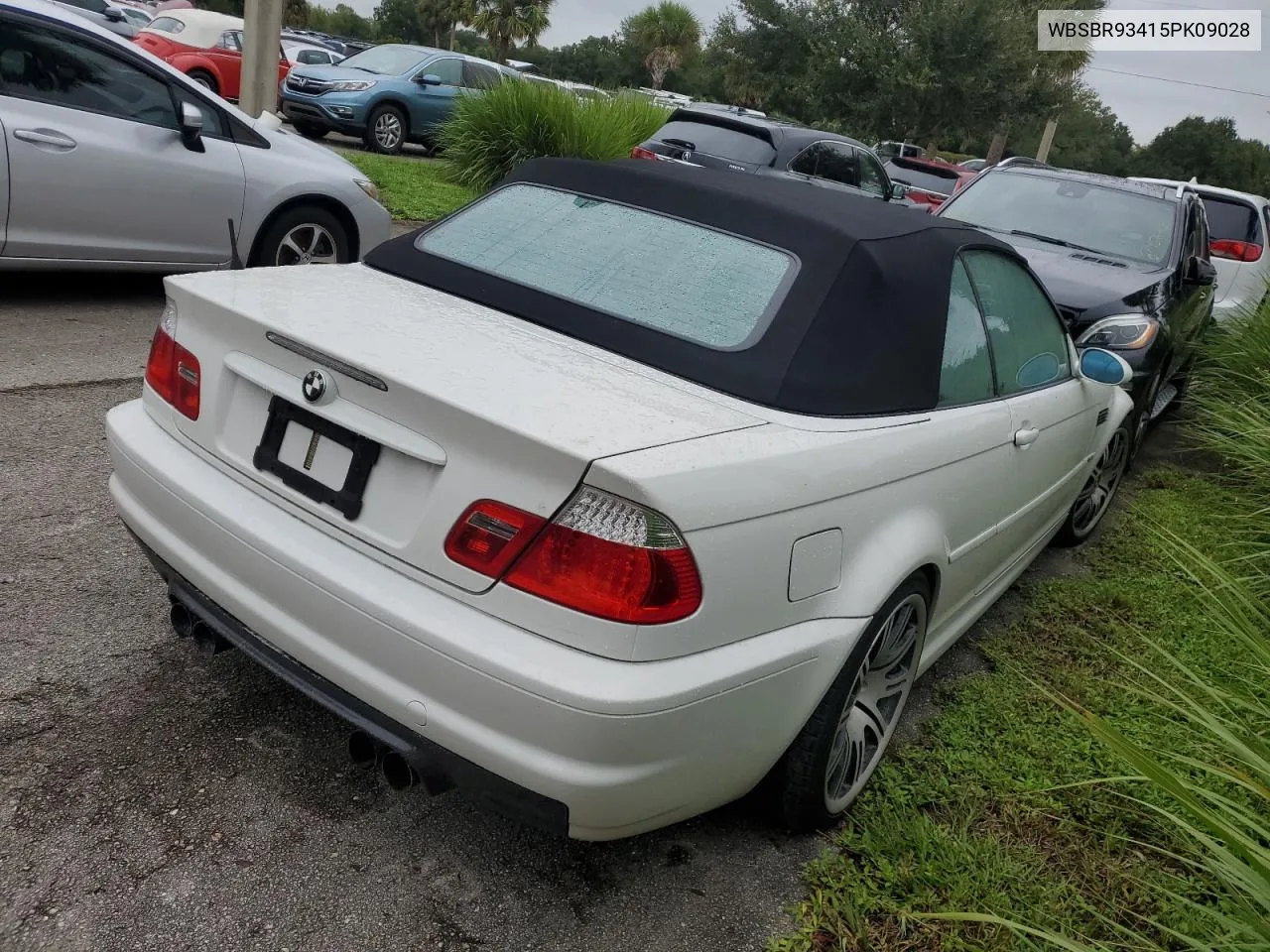 2005 BMW M3 VIN: WBSBR93415PK09028 Lot: 74568914