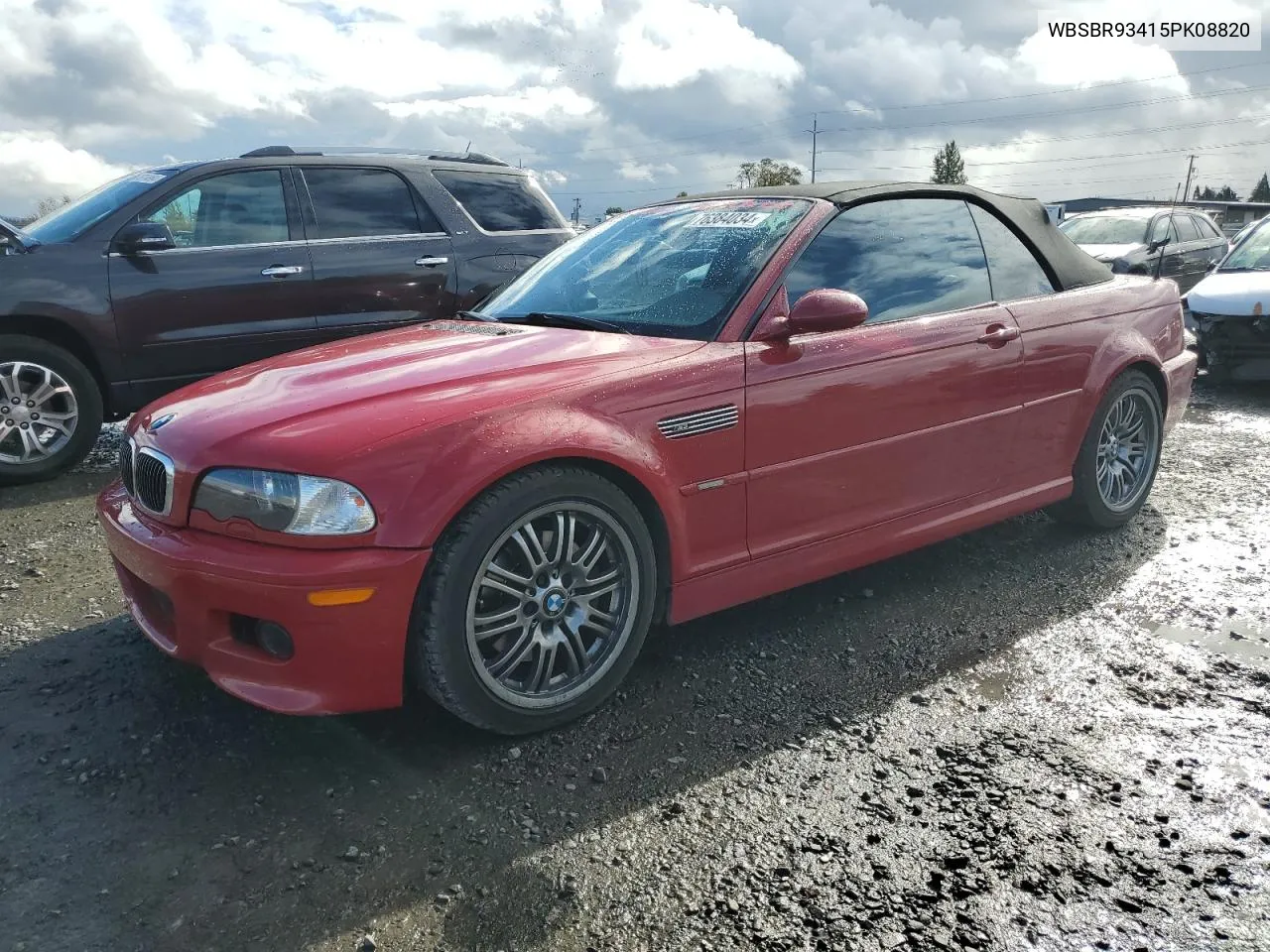 2005 BMW M3 VIN: WBSBR93415PK08820 Lot: 76384034