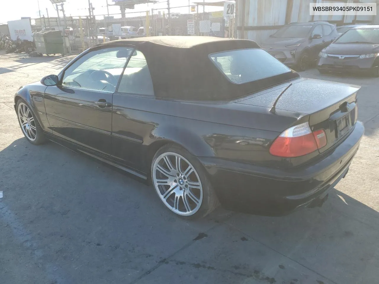 2005 BMW M3 VIN: WBSBR93405PK09151 Lot: 80369774