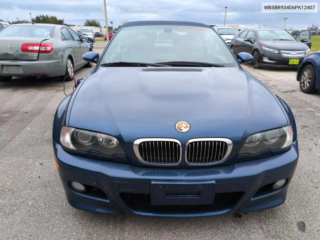 2006 BMW M3 VIN: WBSBR93406PK12407 Lot: 74685644