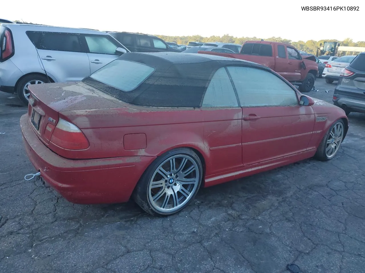 2006 BMW M3 VIN: WBSBR93416PK10892 Lot: 75064664