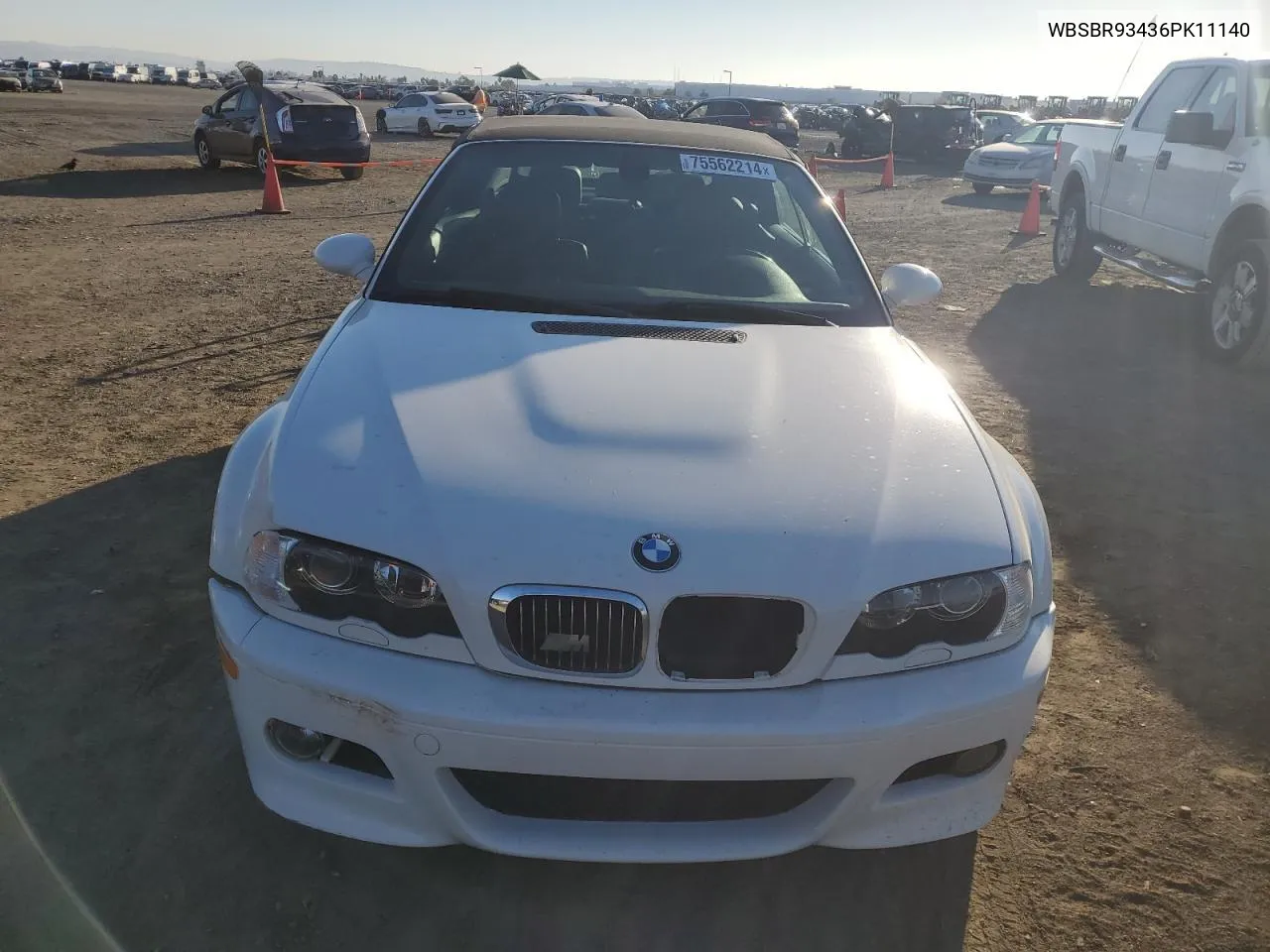 2006 BMW M3 VIN: WBSBR93436PK11140 Lot: 75562214