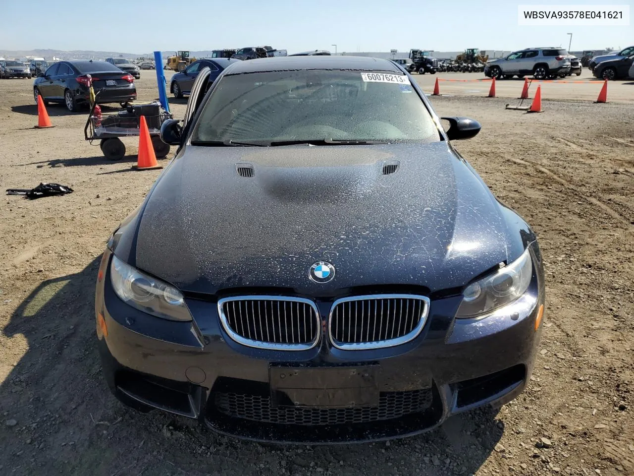 2008 BMW M3 VIN: WBSVA93578E041621 Lot: 60076213