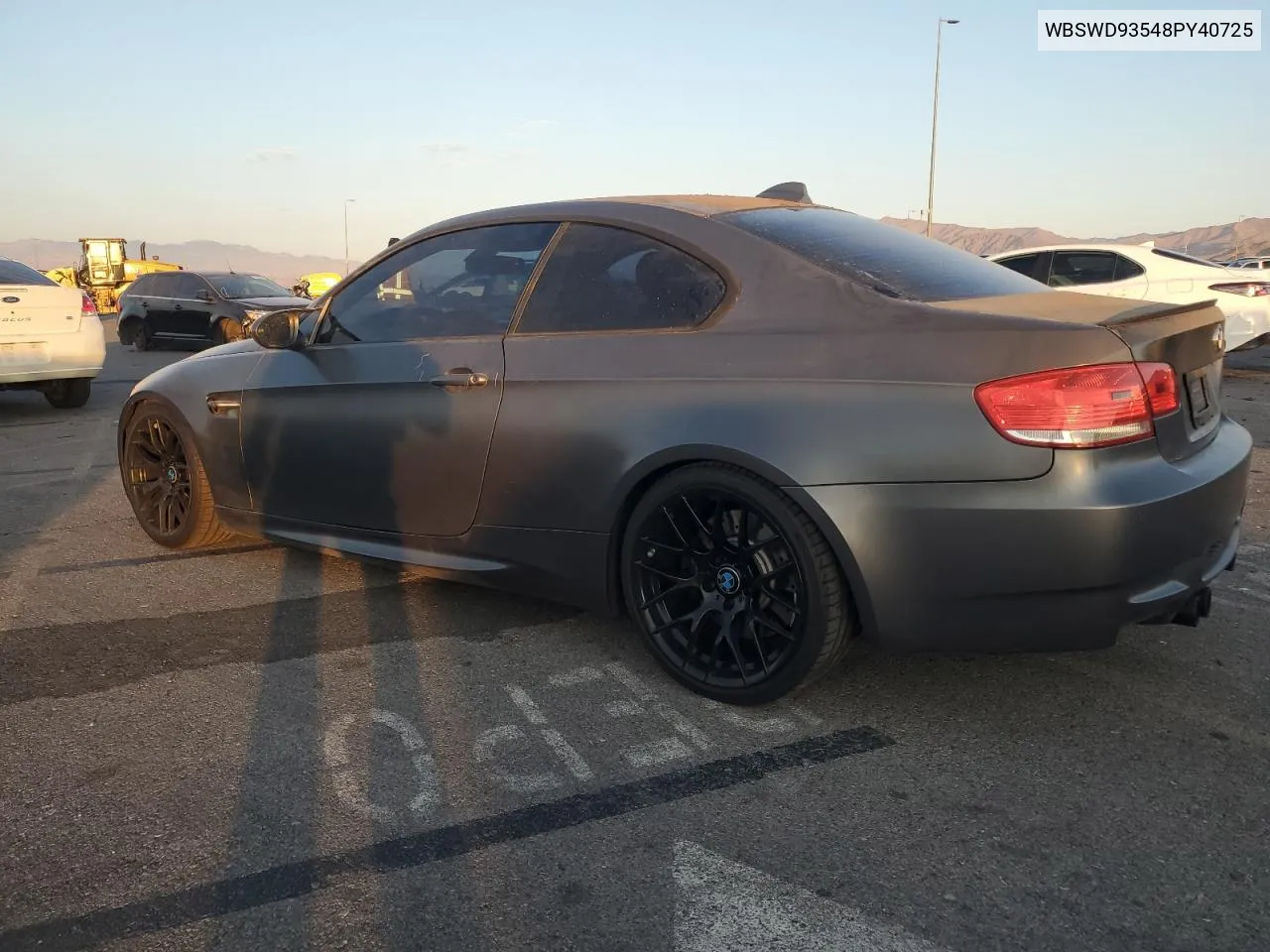 WBSWD93548PY40725 2008 BMW M3