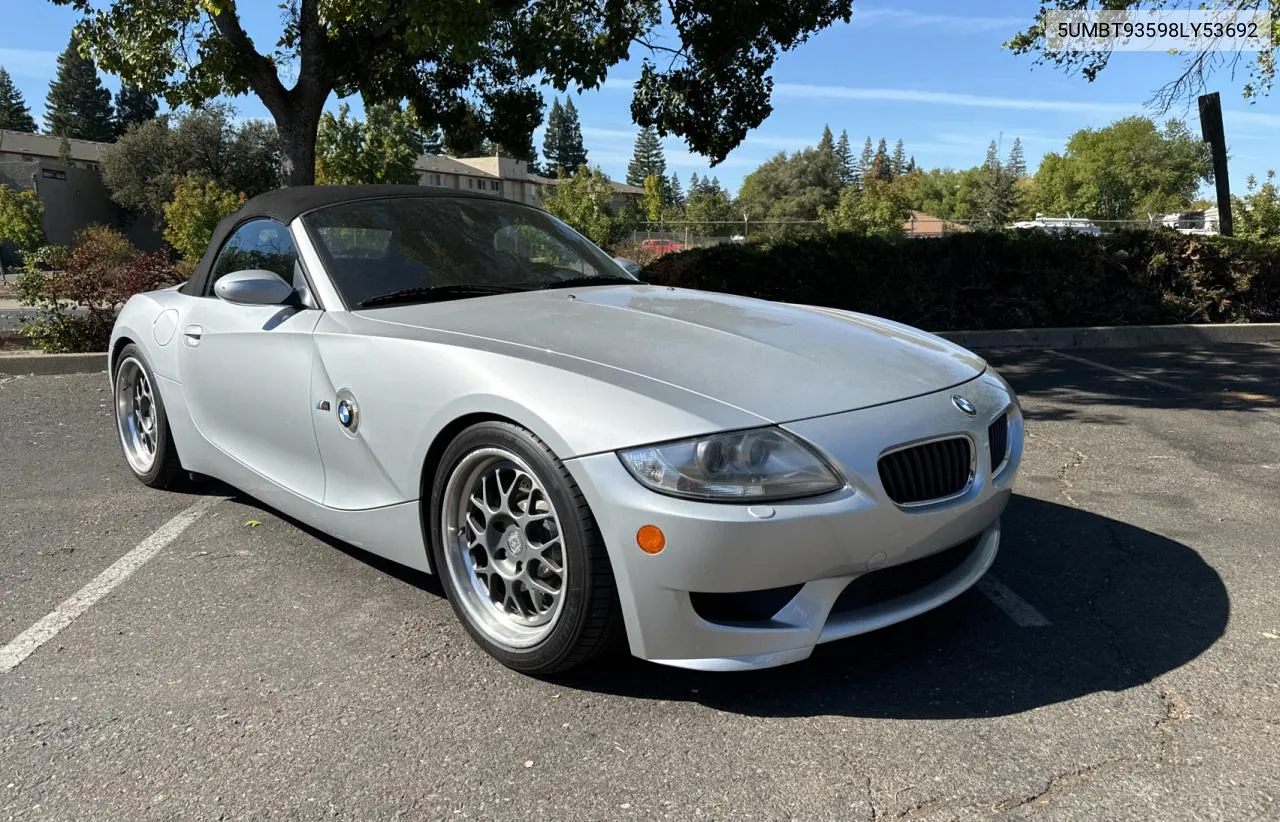 5UMBT93598LY53692 2008 BMW M Roadster