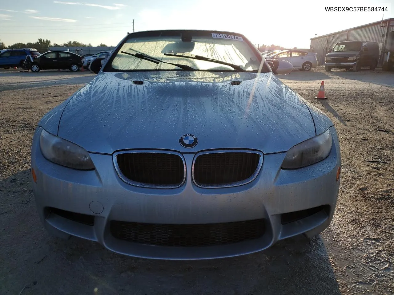 2011 BMW M3 VIN: WBSDX9C57BE584744 Lot: 74120274