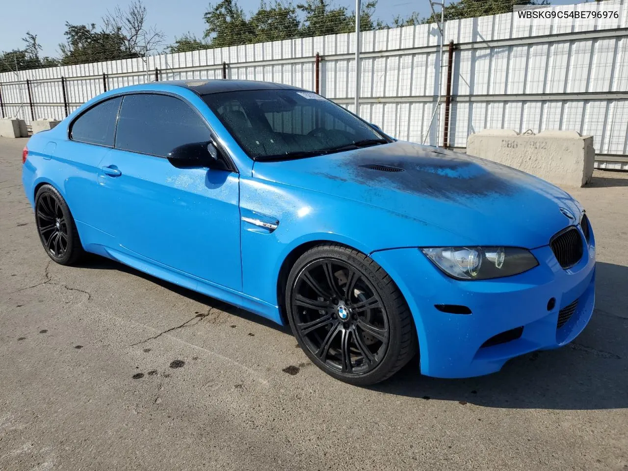 2011 BMW M3 VIN: WBSKG9C54BE796976 Lot: 76297024