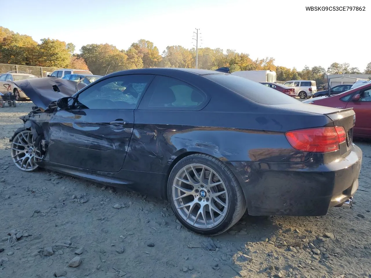 2012 BMW M3 VIN: WBSKG9C53CE797862 Lot: 77396214