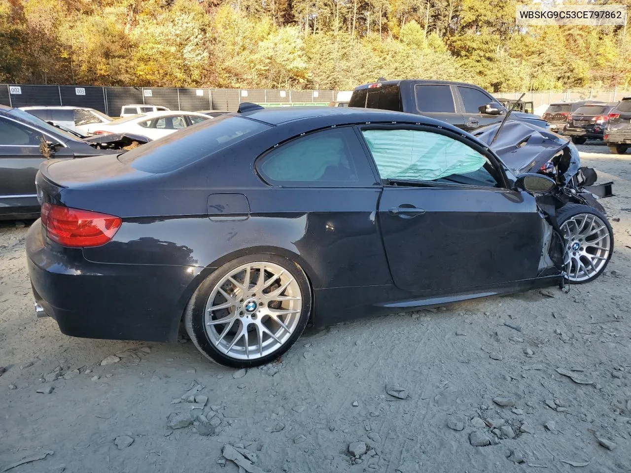 2012 BMW M3 VIN: WBSKG9C53CE797862 Lot: 77396214