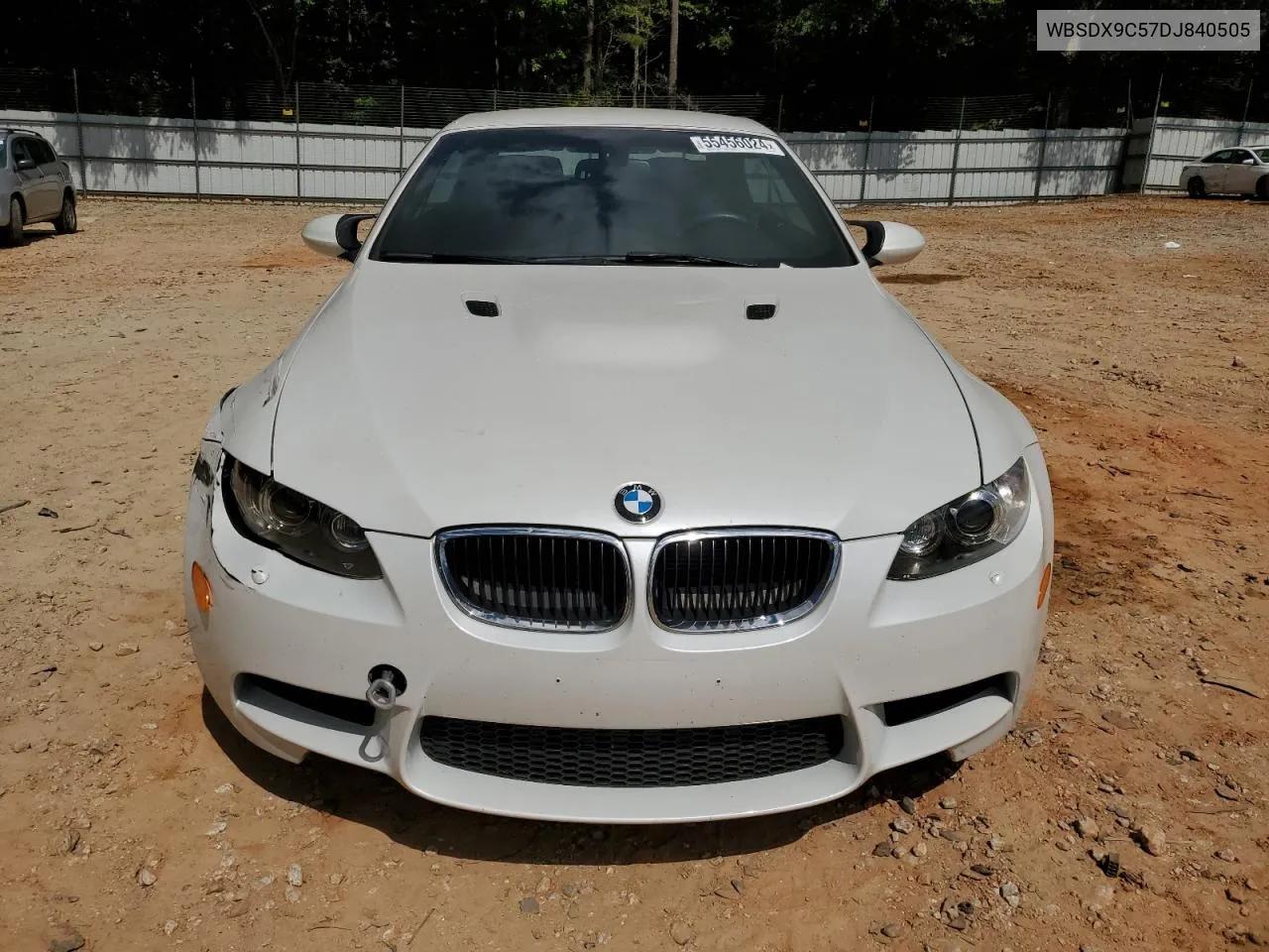 2013 BMW M3 VIN: WBSDX9C57DJ840505 Lot: 55456024