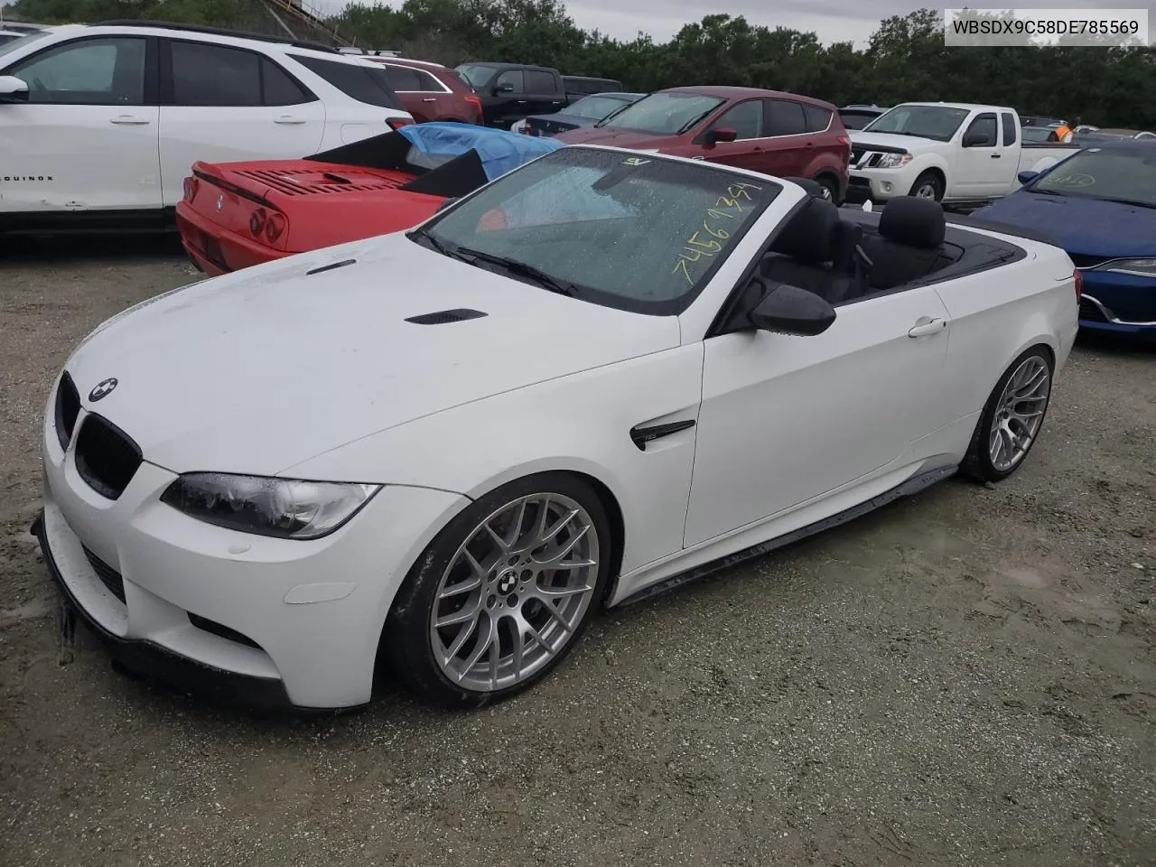 2013 BMW M3 VIN: WBSDX9C58DE785569 Lot: 74569354