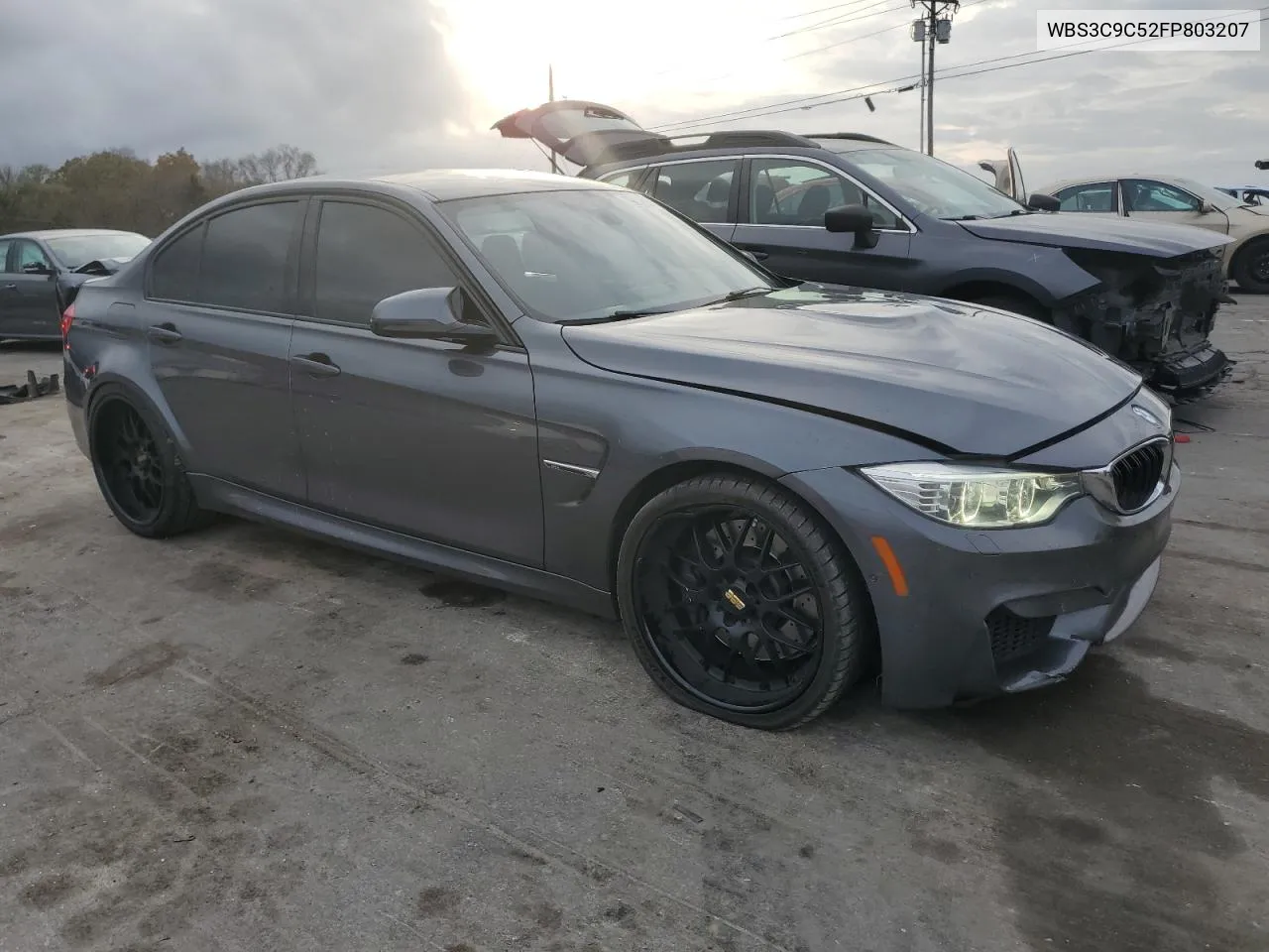 2015 BMW M3 VIN: WBS3C9C52FP803207 Lot: 79619954