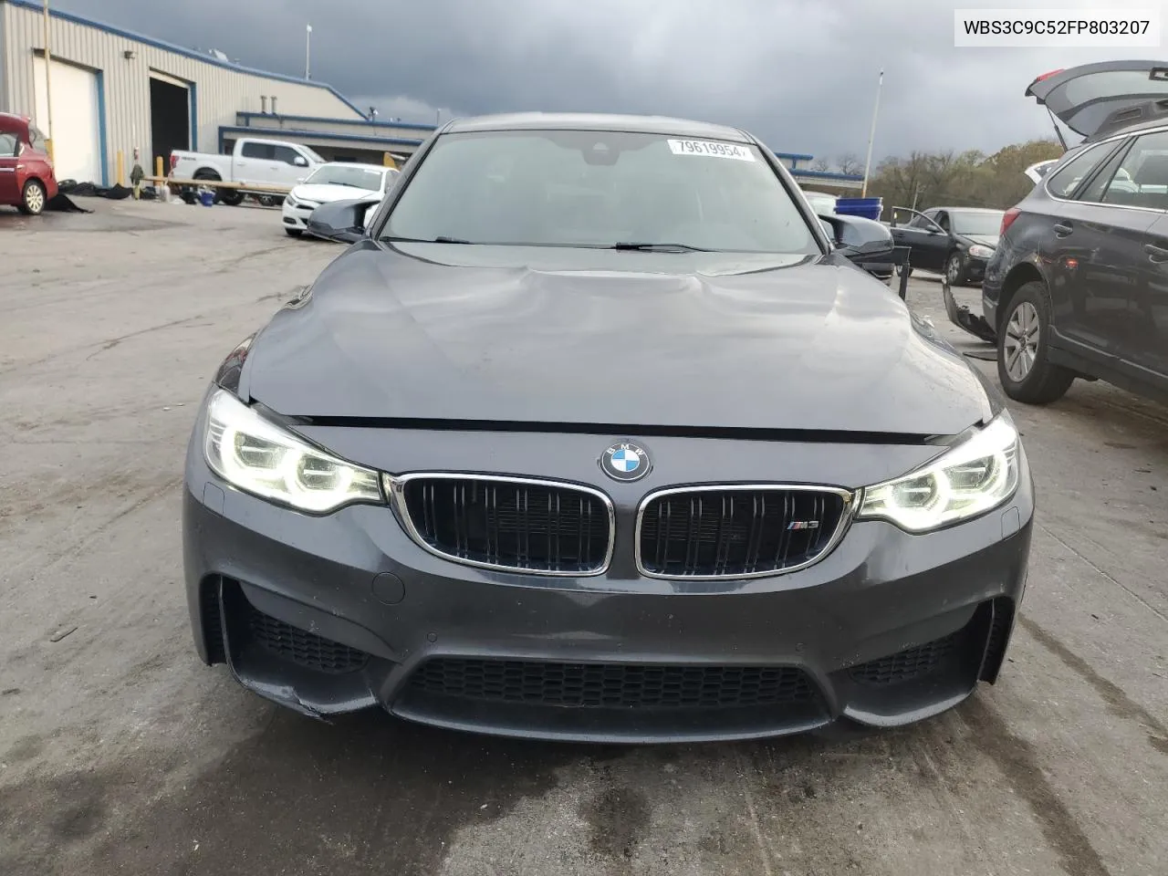 2015 BMW M3 VIN: WBS3C9C52FP803207 Lot: 79619954