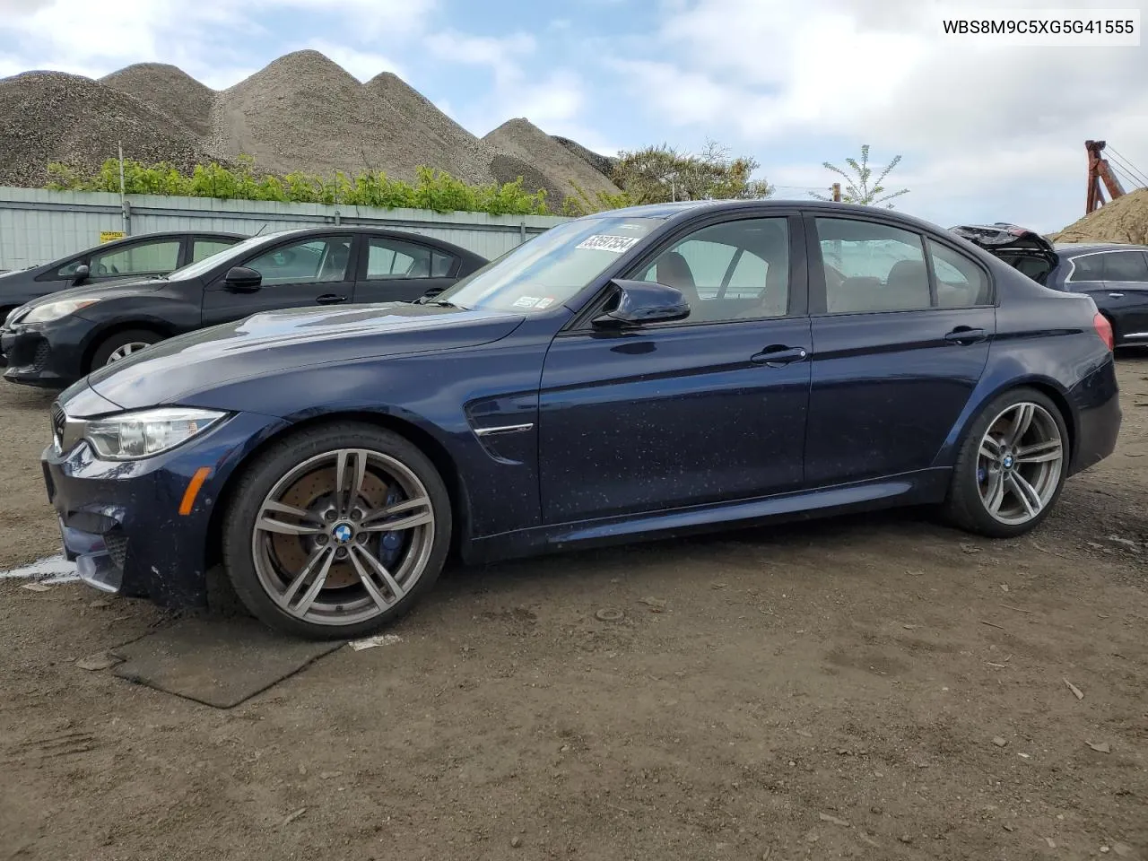 2016 BMW M3 VIN: WBS8M9C5XG5G41555 Lot: 53597554