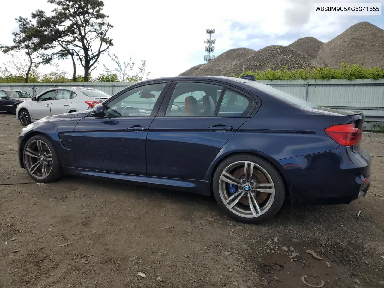 2016 BMW M3 VIN: WBS8M9C5XG5G41555 Lot: 53597554