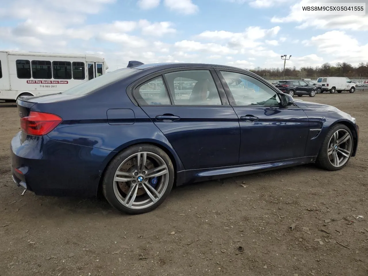 2016 BMW M3 VIN: WBS8M9C5XG5G41555 Lot: 53597554