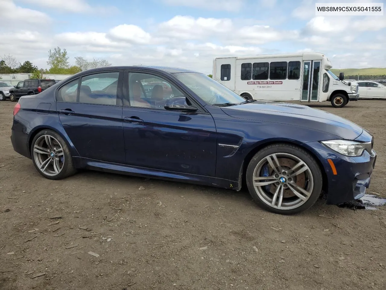 2016 BMW M3 VIN: WBS8M9C5XG5G41555 Lot: 53597554