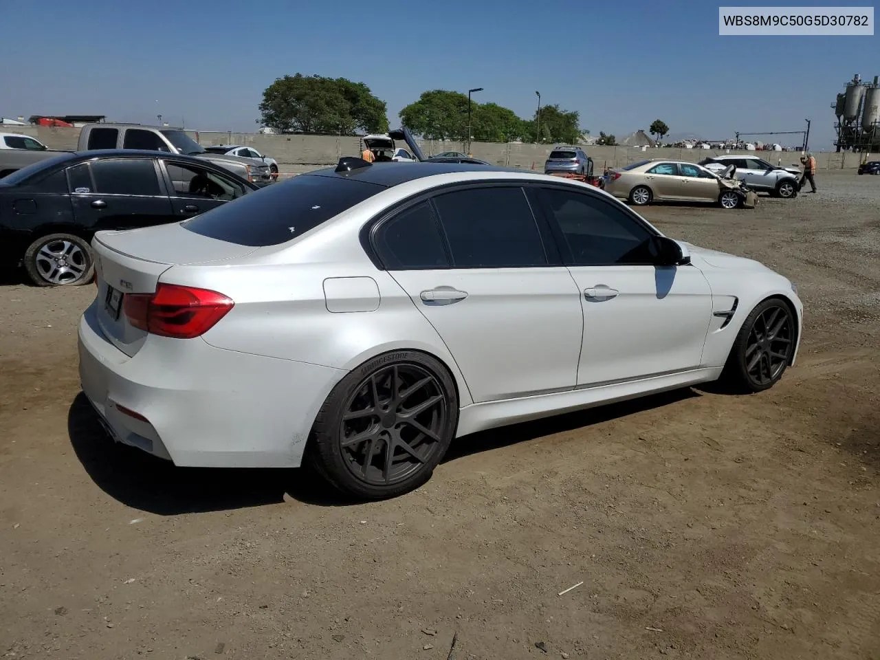 2016 BMW M3 VIN: WBS8M9C50G5D30782 Lot: 59880664