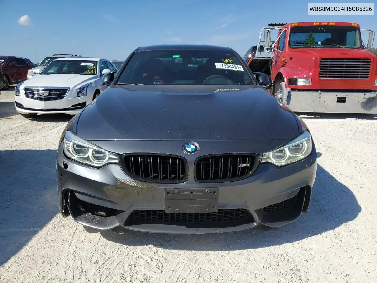 2017 BMW M3 VIN: WBS8M9C34H5G85826 Lot: 77930494